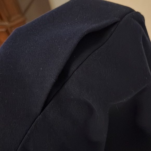 Navy New York & company high neck dress with pockets, size small - Picture 4 of 5